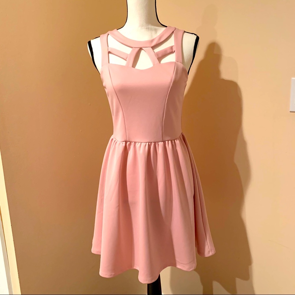 Cute Poof! Pink Short Dressy Dress